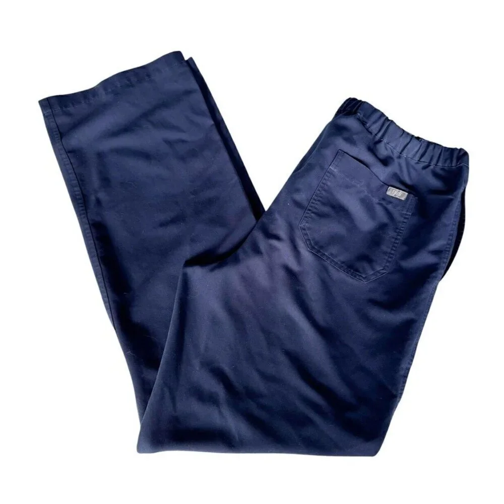 FIGS Pisco Technical Collection Blue Scrub Pants Men's Sz Large